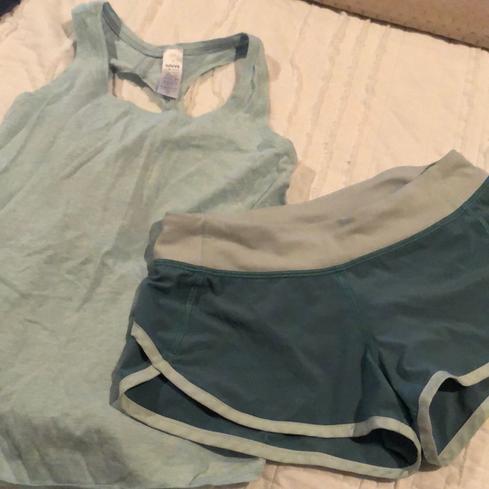 Ivivva girls tank and shorts
